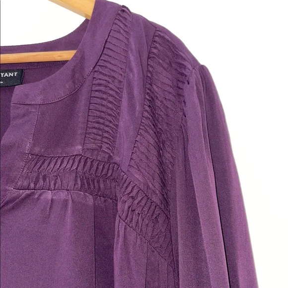 Lane Bryant Deep Purple Blouse - Picture 5 of 13